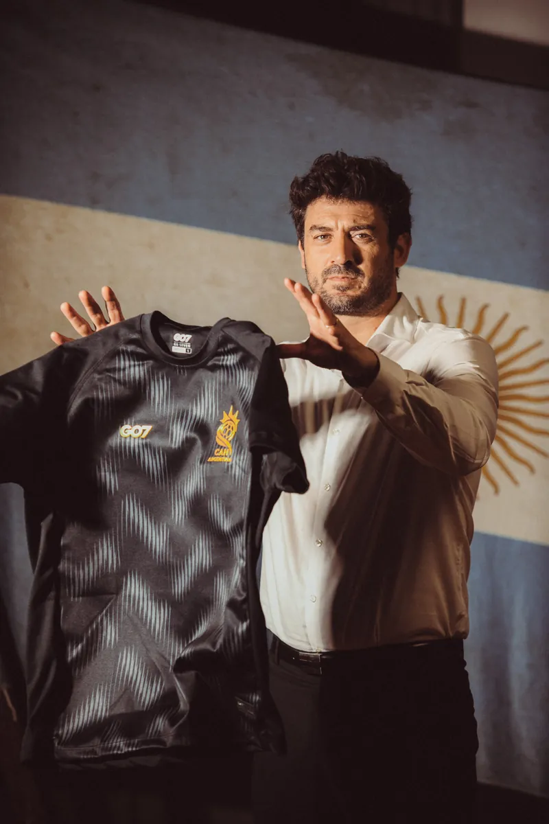 Presentación de la camiseta negra de la selección argentina